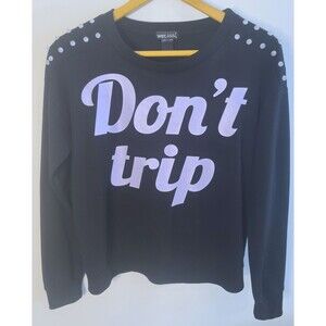 Vintage Y2K Wet Seal Dont Trip Studded Sweatshirt